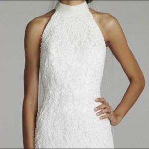 St. Tropez White Pearl Beaded Bridal Gown